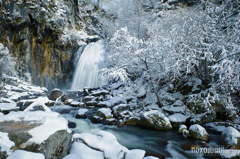 Водопад Корбу. Горный Алтай фото превью