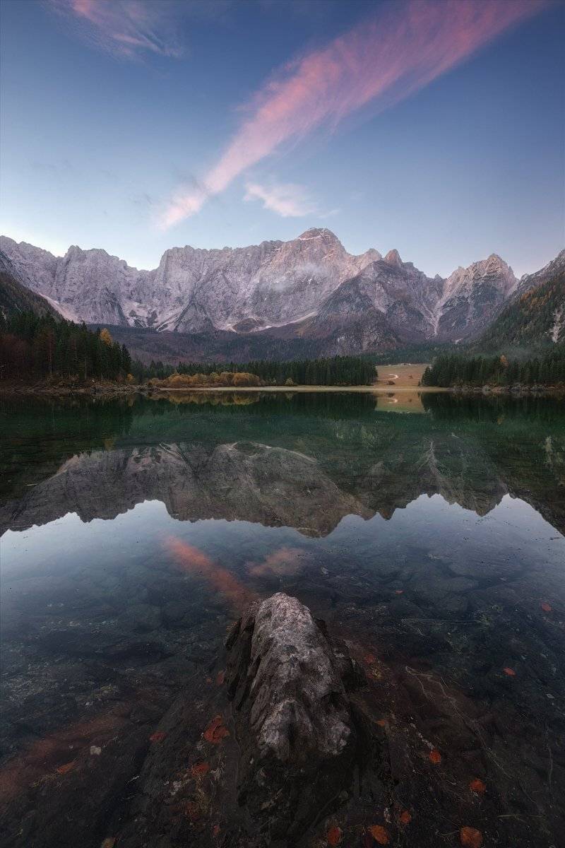 Italy, Lago Fusine, Альпы, Италия, Озеро Фузине, Денис Сорокин