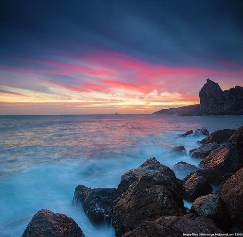 Голубой залив