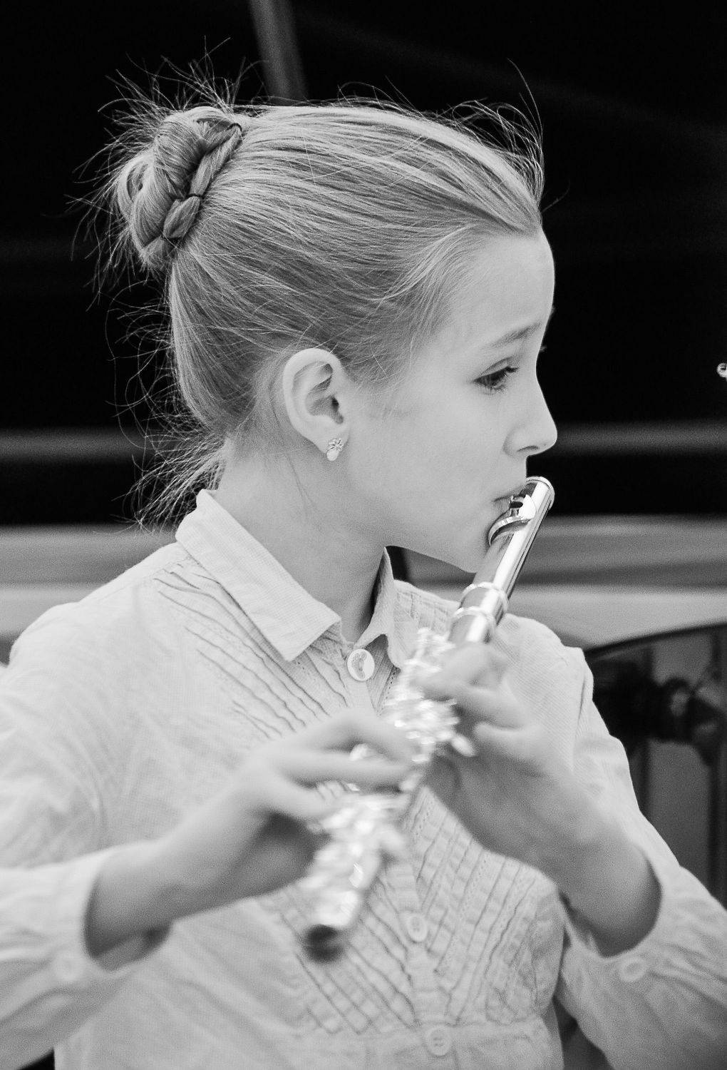 ч/б, портрет, свет, тень, фотография, девочка, жанр, концерт, девушка, Валерий Верещако