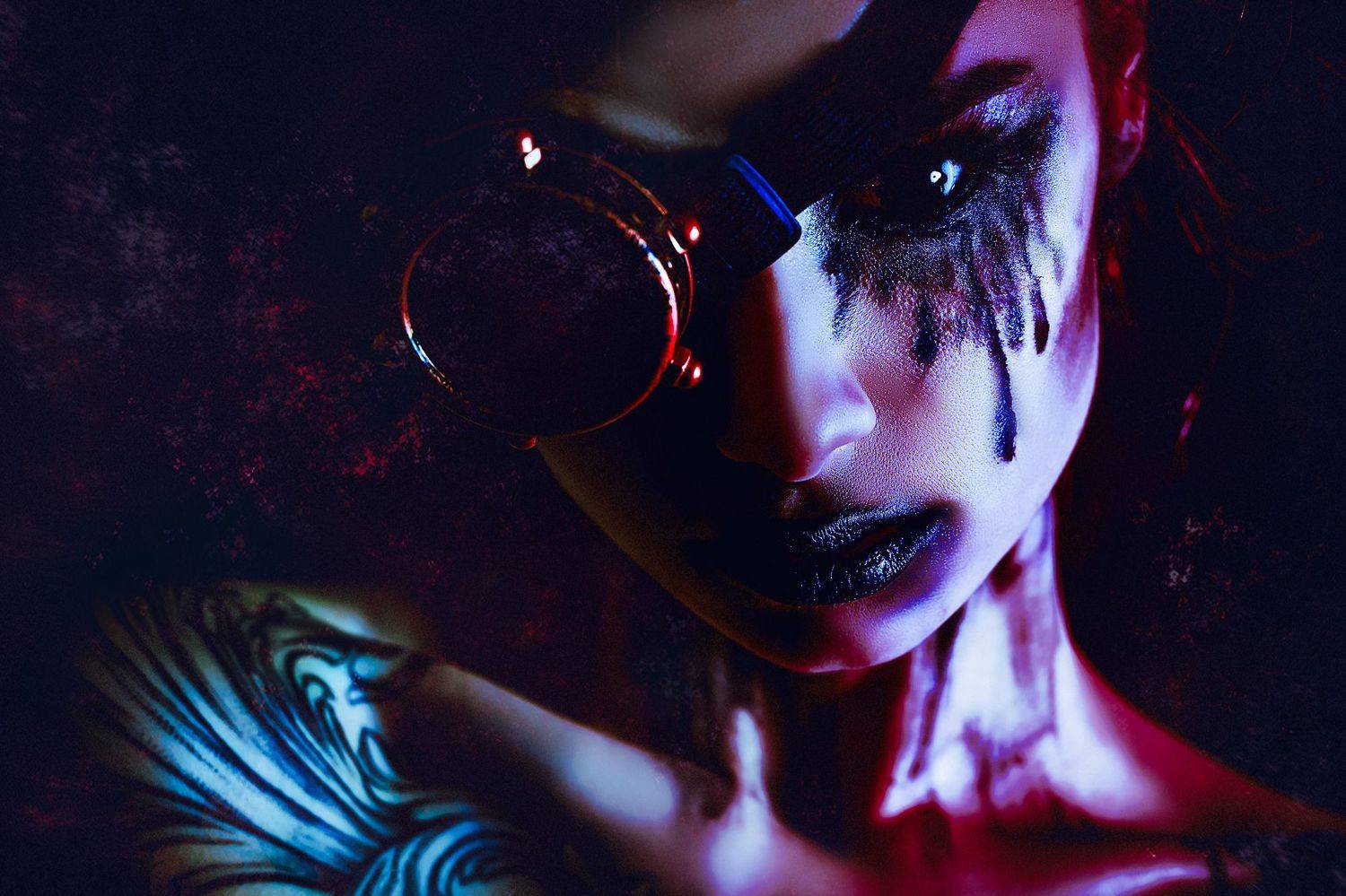 woman, portrait, conceptual, studio, bodyart, Руслан Болгов (Axe)