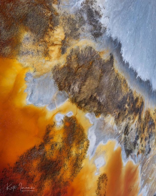 Просто песок, вода и камыш фото превью