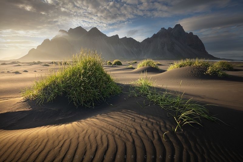 Iceland, Island,  Southern Iceland, Icelandic, Vestrahorn, Stokksnes, Europe, travel, nature, landscape, summer, summer Iceland,  evening Iceland, Island, daniel rericha, On an Icelandic beach... фото превью