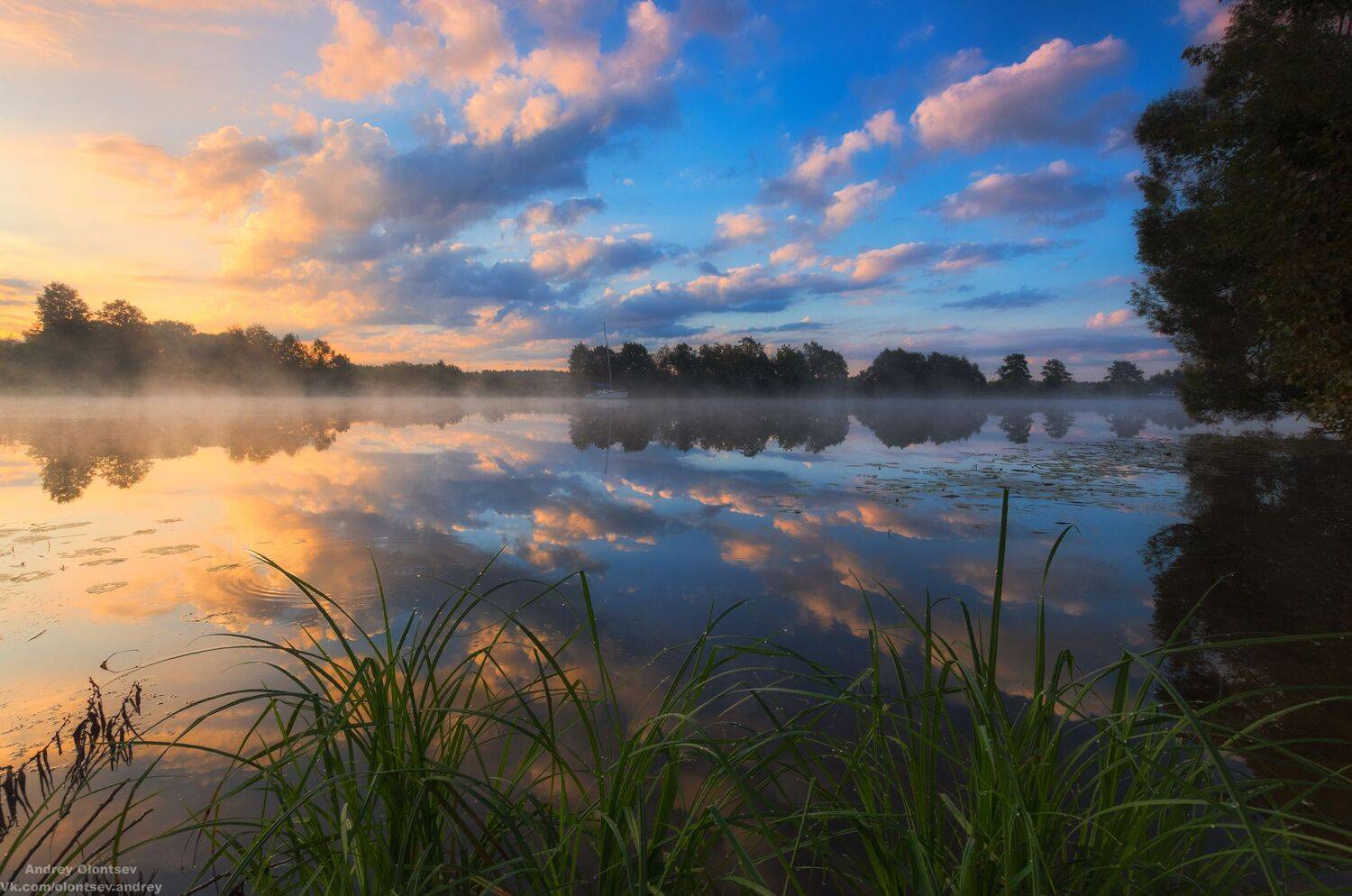 солнце, россия, рассвет, природа, подмосковье, погода, пейзажи, пейзаж, отражение, наукоград, красота, дубна, вода, весна, weather, water, spring, russia, reflection, naukograd, nature, moscow, landscape, dawn, canon, dubna, beauty, Андрей Олонцев
