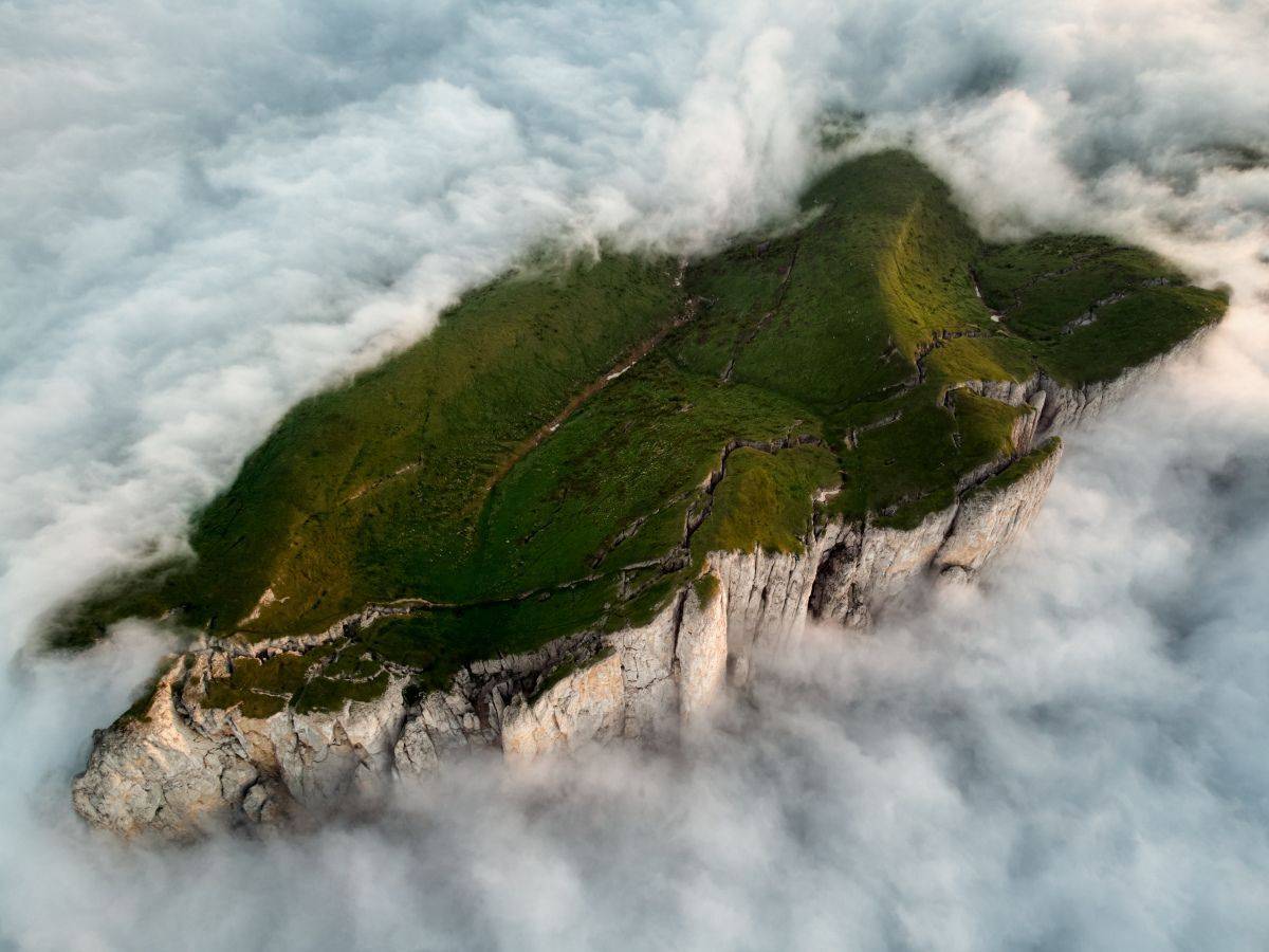 большой тхач, малый тхач, адыгея, туман, пейзаж, big thach, small thach, adygea, fog, landscape, Артём Харченко