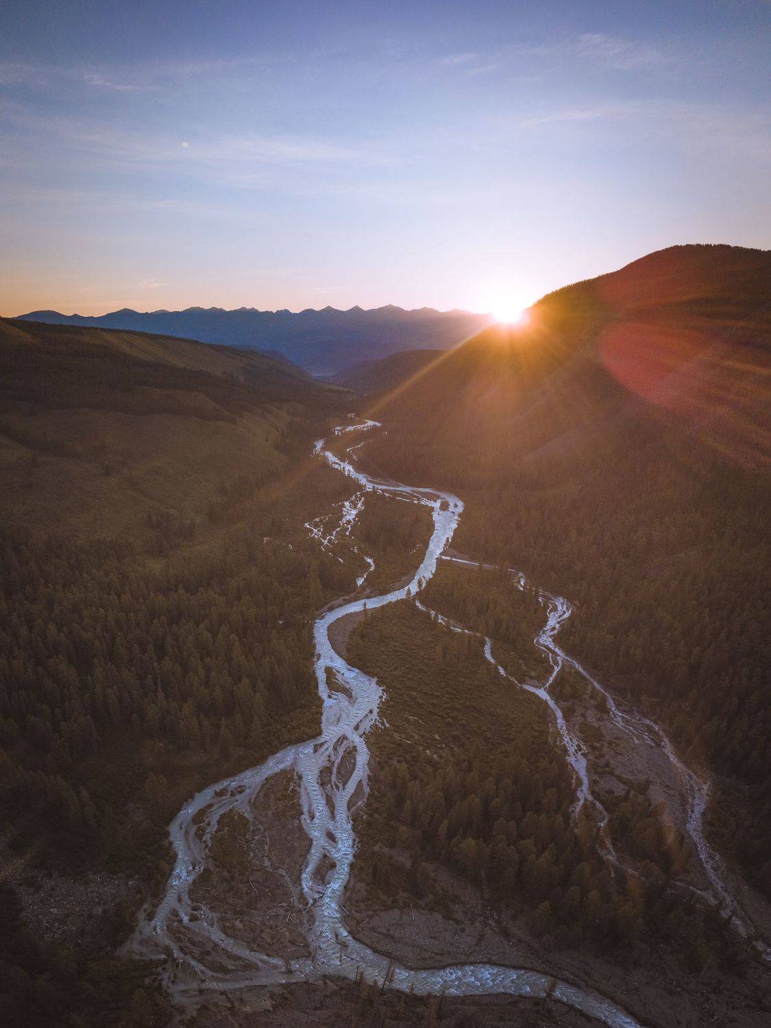 алтай, маашей, горныйалтай, горы, рассвет, река, Владимир Гущин