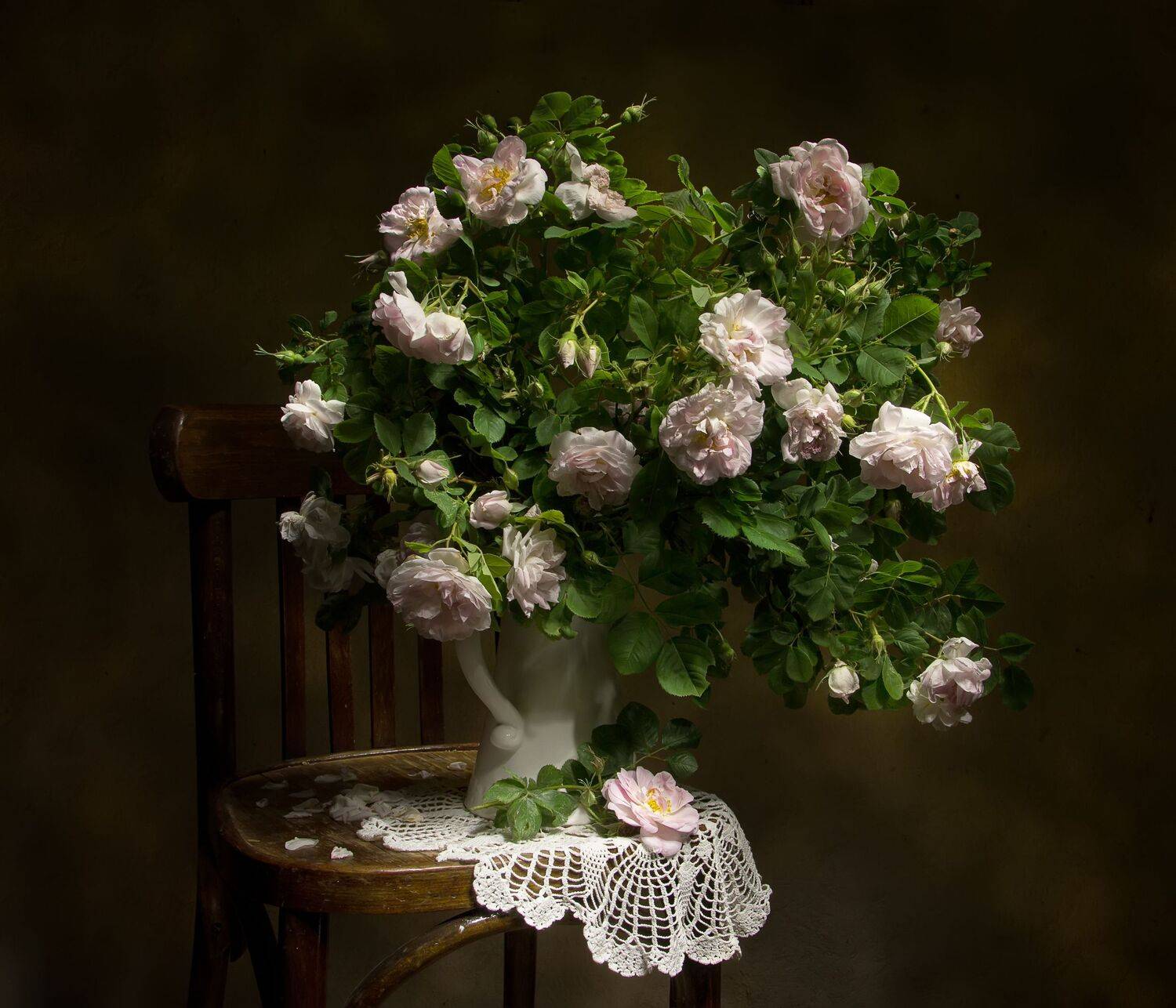 натюрморт, шиповник, розовый, Татьяна Феденкова