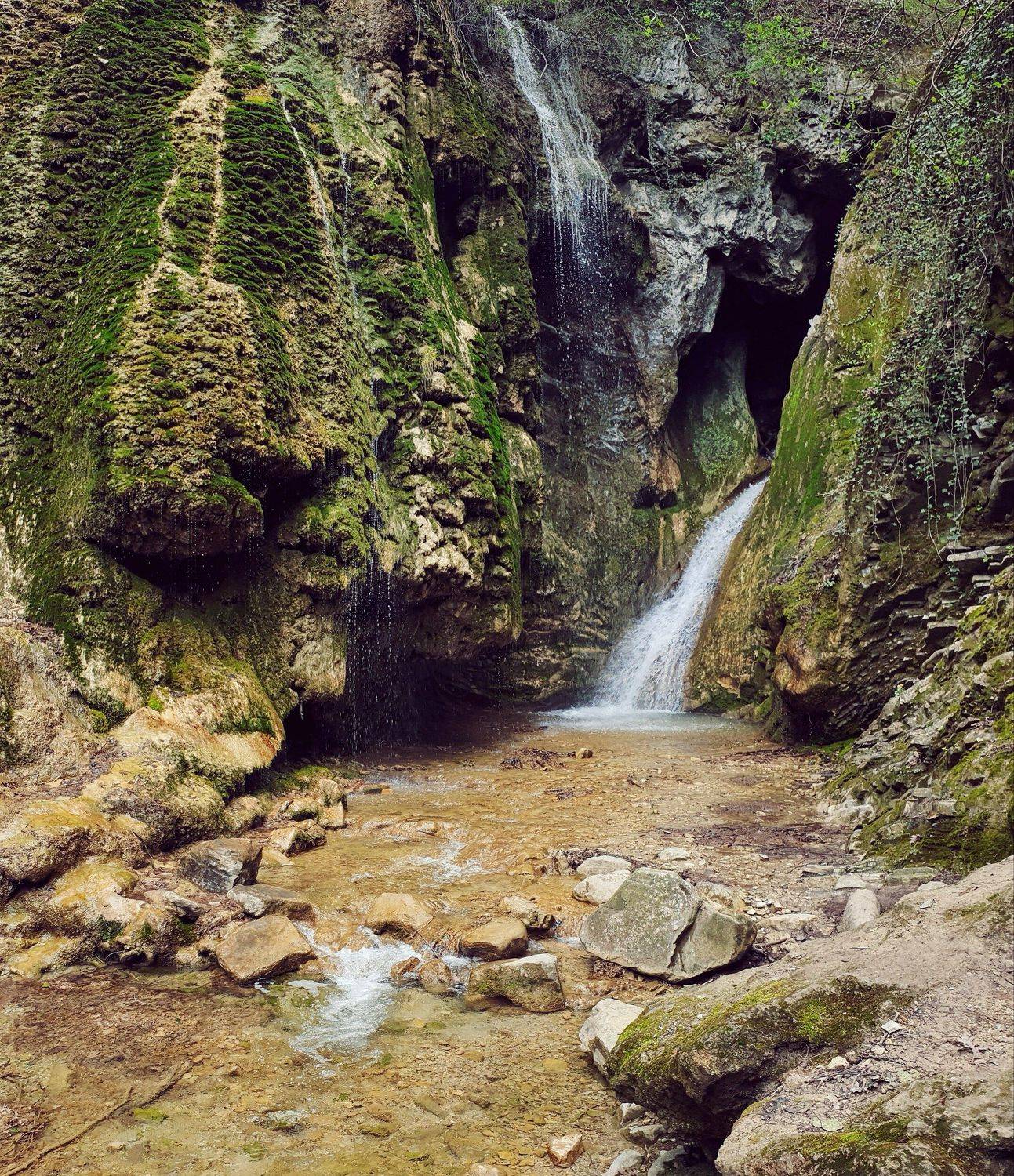 Водопады, краснодарский край, природа, лето, Куликова Ирина