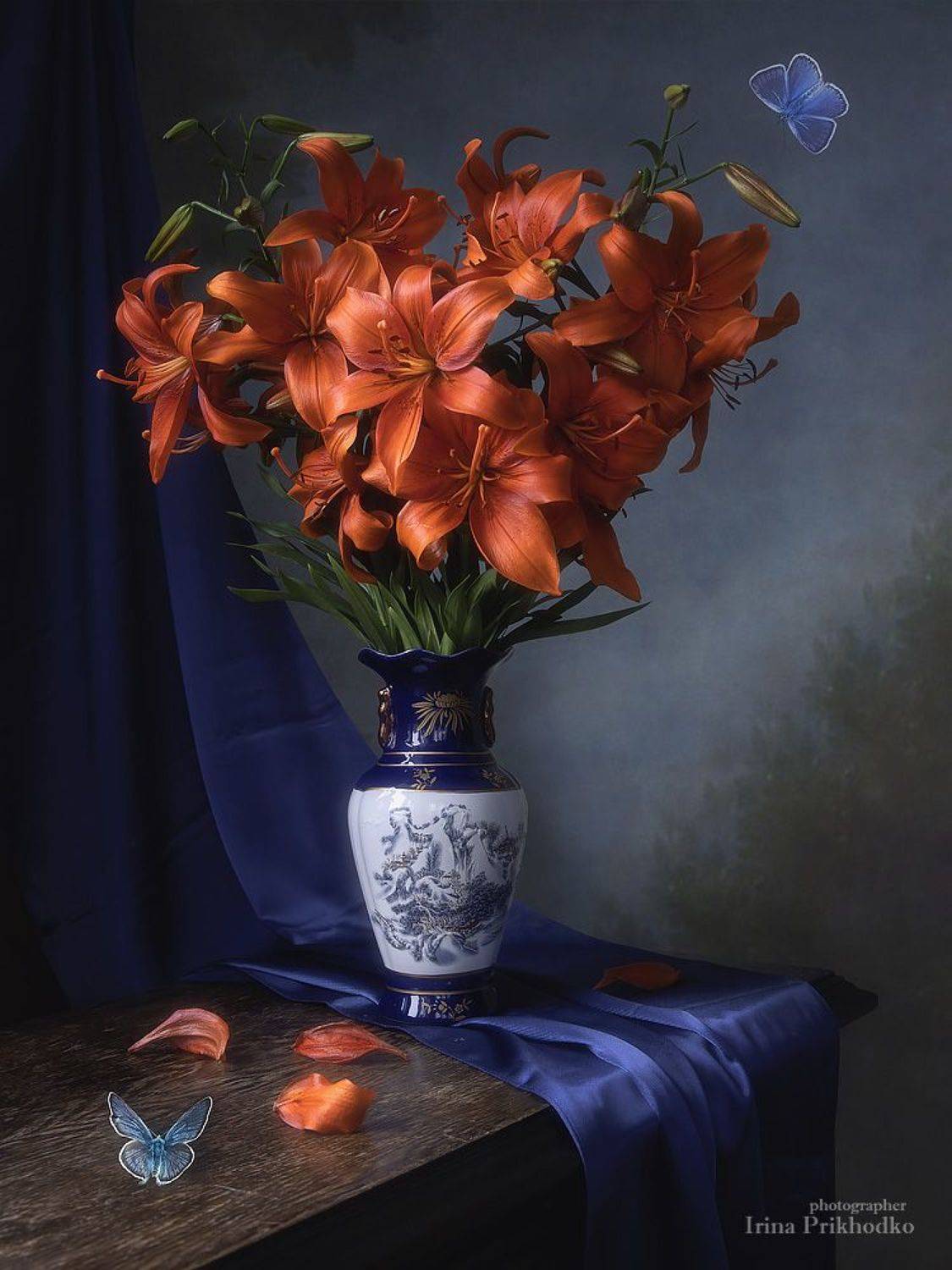 натюрморт, художественное фото, цветы, букеты, лилии, лето, Ирина Приходько