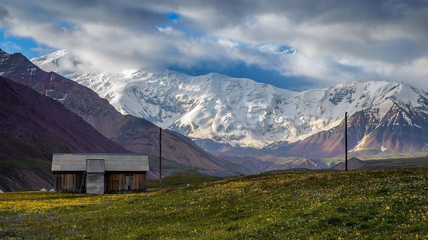 кыргызстан, горы, памиро-алай, пик ленина (7134m), Элина Магалимова