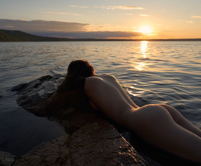 girl, nude, naked, lake, water, sunset, aslikul, аслыкуль, russia, russian, bashkortostan, bashkiria, sunset, laying, ass, butt, back, laying, sony, backlight, summer, Bashkiria фото превью