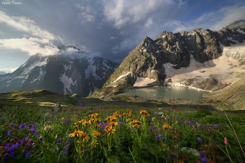 Утро в горах