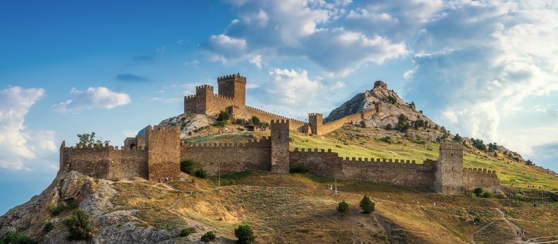 псков, пейзаж, Старая крепость или вечер в Судаке. фото превью