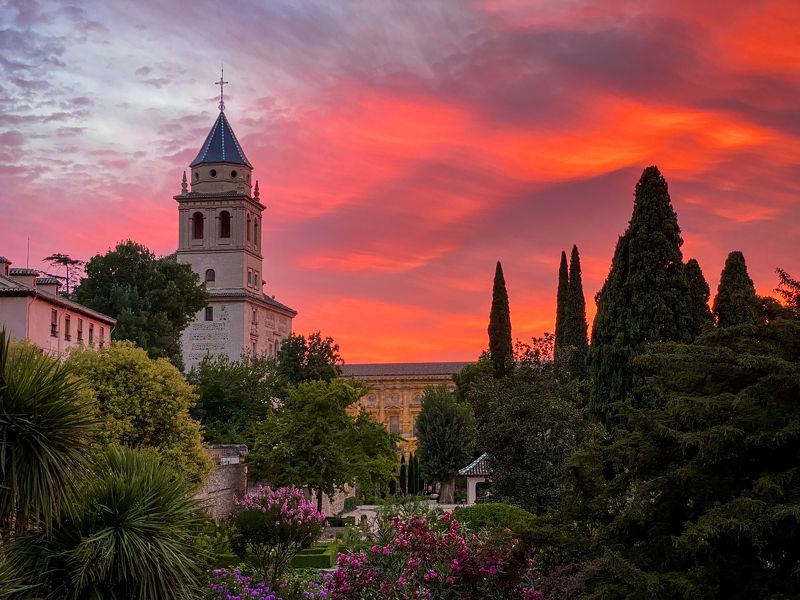 Альгамбра, Гранада, Испания, мавры, дворец, мусульманка культура, средневековье Alhambra фото превью