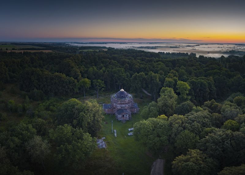 брянскаяоблать,новаяромановка,рассвет,пейзаж Благодать фото превью