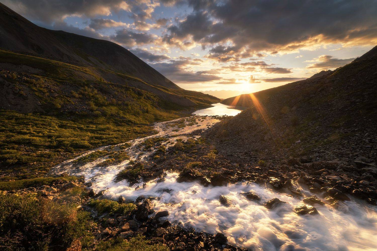 алтай, горныйалтай , каракабак, пейзаж, горы, Владимир Гущин