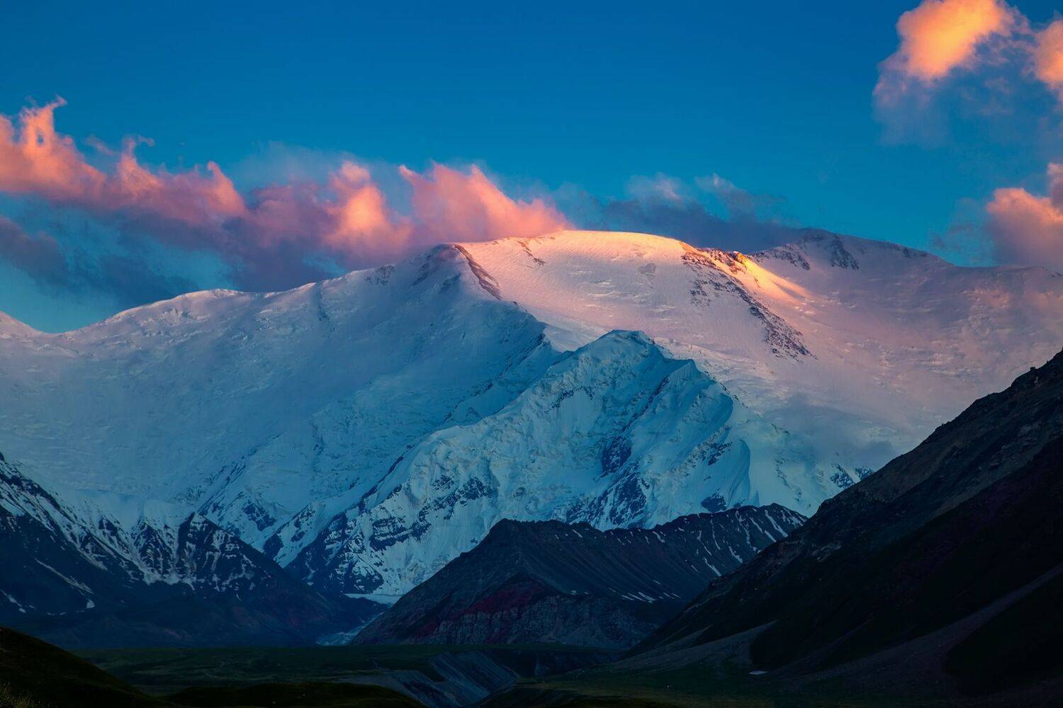кыргызстан, горы, памиро-алай, пик ленина (7134m), Элина Магалимова