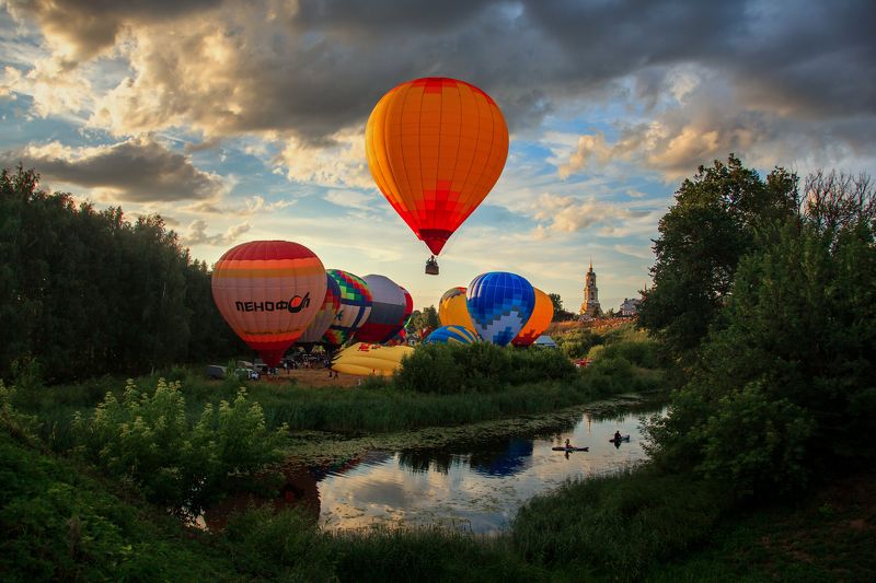 Суздаль Шары над Суздалем фото превью