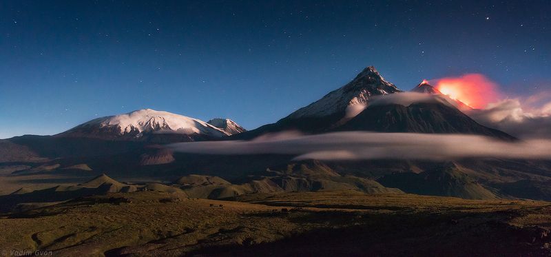 камчатка, kamchatka, ключевская, извержениеключевской Извержение Ключевской фото превью