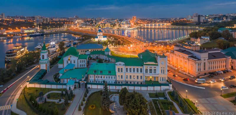 россия, чувашия, чебоксары, вечер, закат Чебоксары фото превью