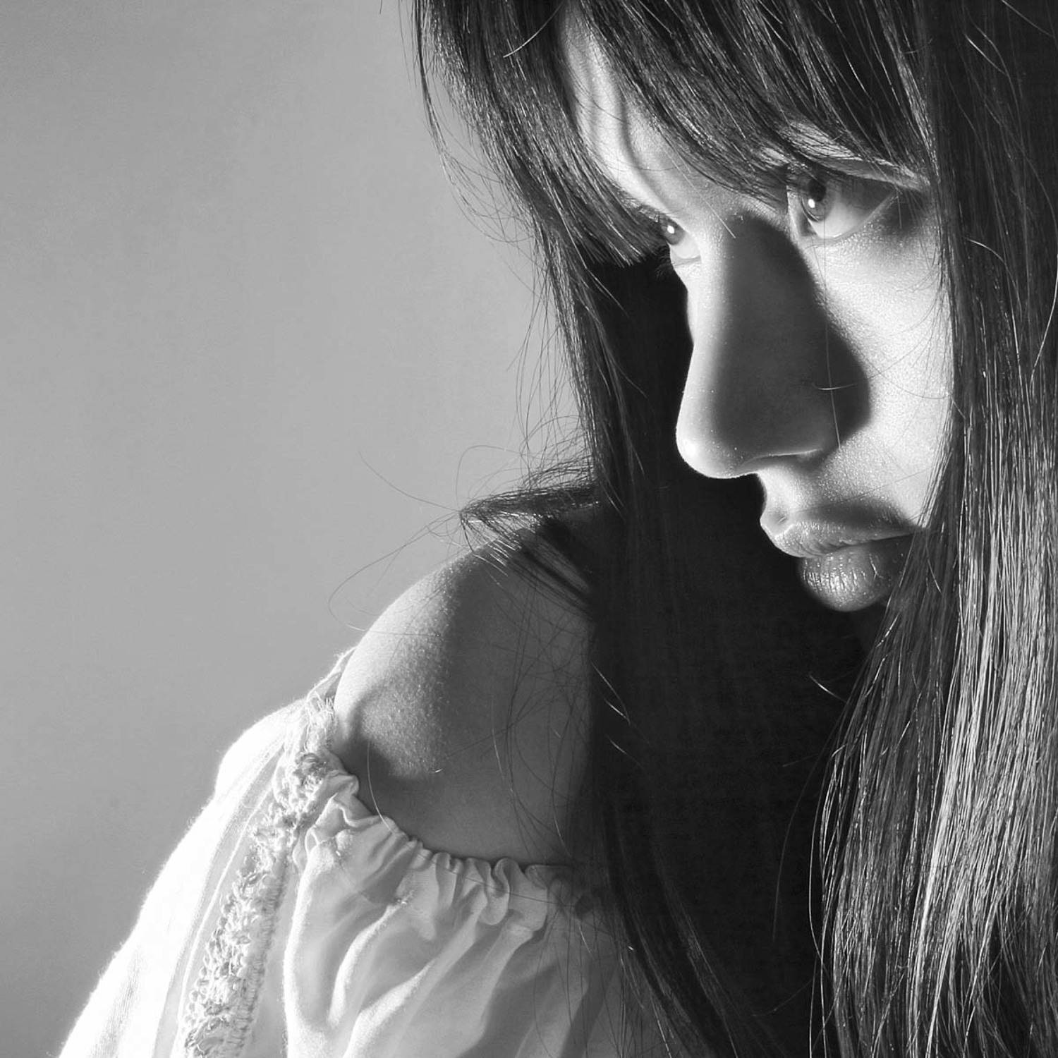 девушка, квадрат, черно-белое, прекрасное, Сергей Козинцев