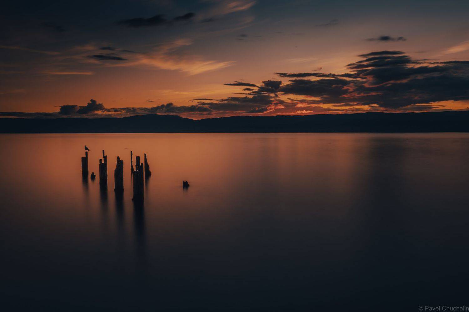Пейзаж, закат, природа, Pavel Chuchalin