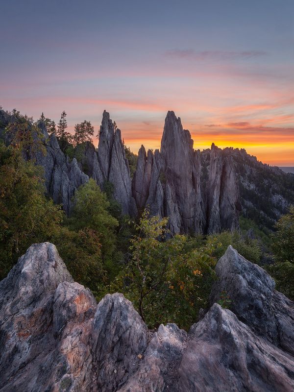 Таганай, Перья, Двуглавая сопка, Урал Перья Таганай фото превью