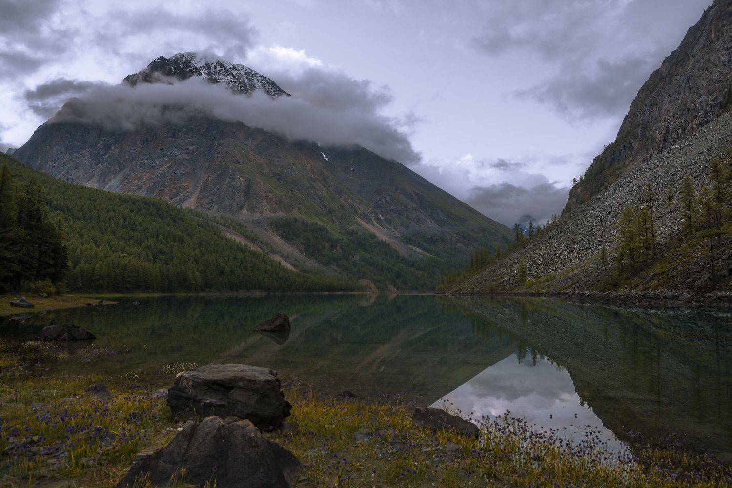 россия, горный алтай, озеро,утро, Андрей Поляков