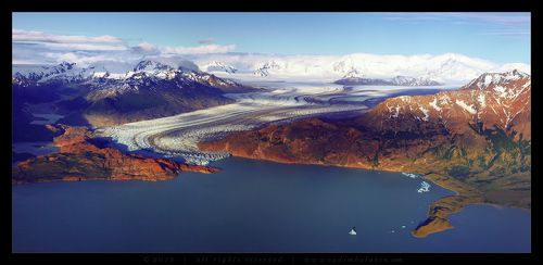 Ледник Виедма. Аэропано.