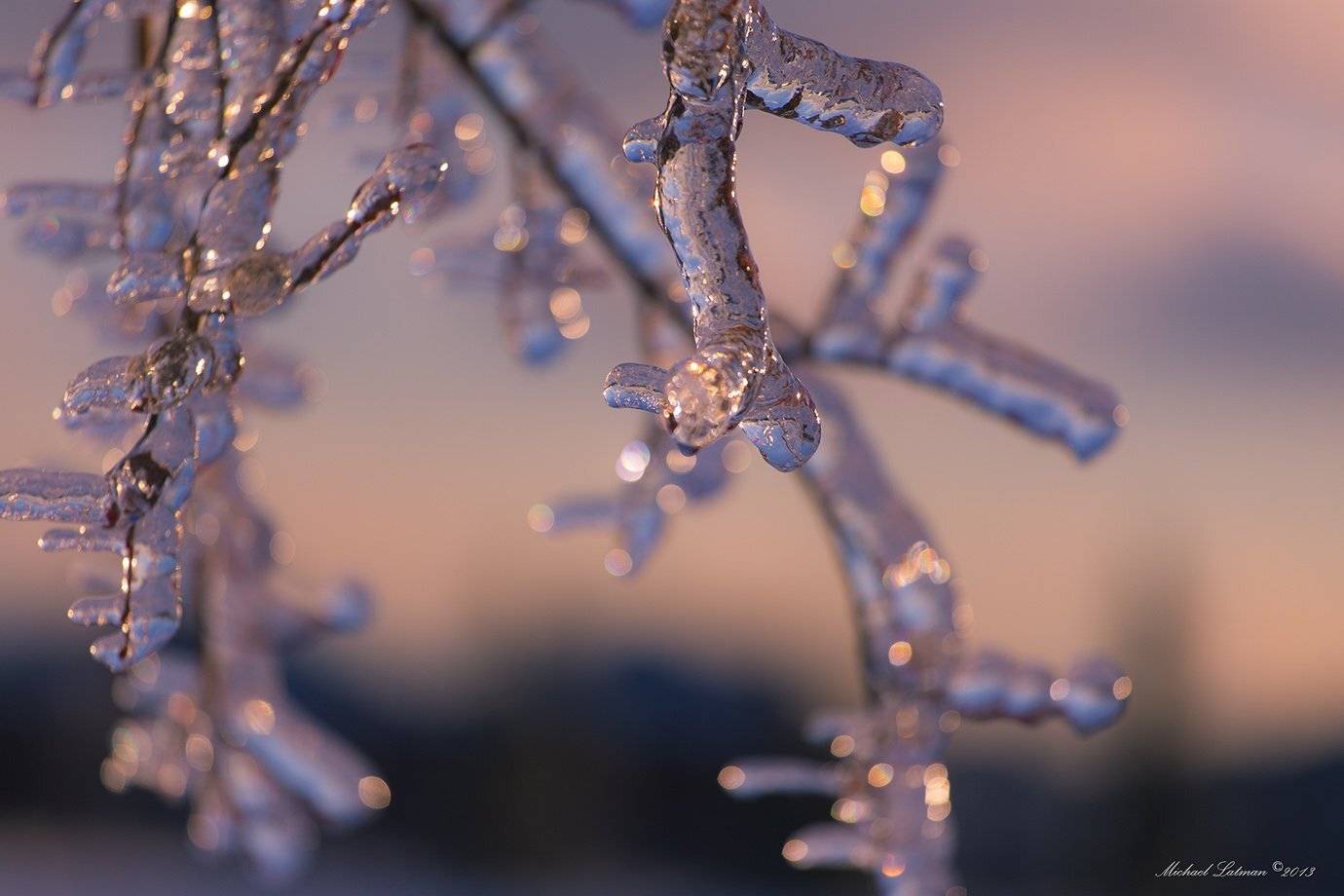 Evening, Ice, Sunset, Winter, Michael Latman