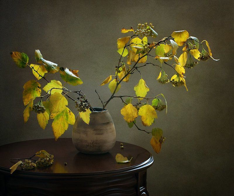 осень Букет золотой осени фото превью