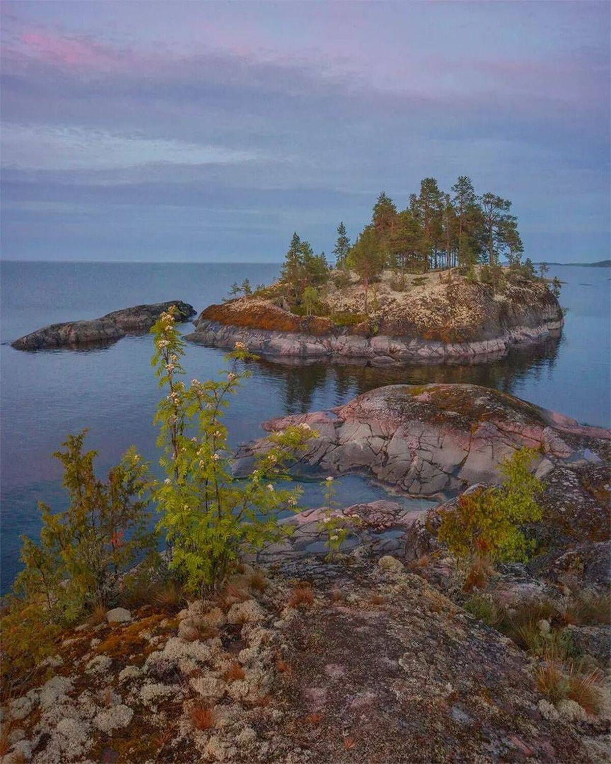 ладога, карелия, ночь, шхеры, Петр Косых