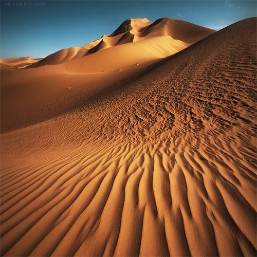 Abstraction. Squared Sahara Desert.