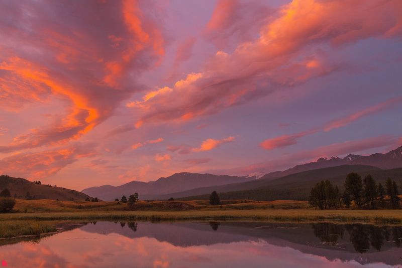 #джангысколь  #алтай Утро на Джангысколе фото превью