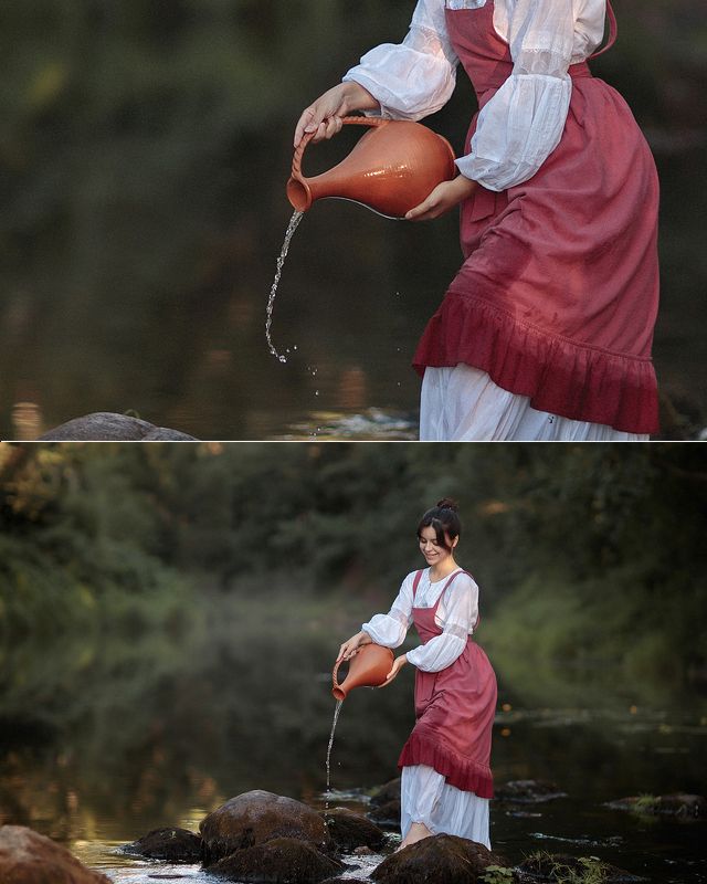 Девушка с кувшином фото превью