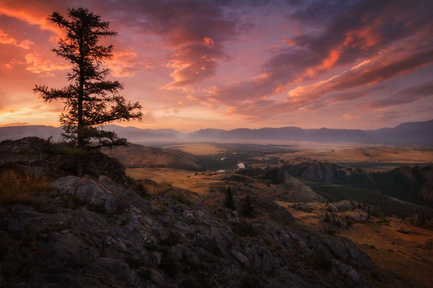 алтай, озеро, горы, лес, природа, закат, рассвет, красота, приключения, путешествие, Шевченко Николай