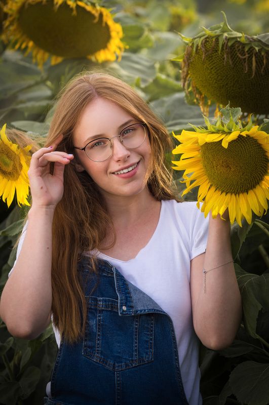 Smile & flowers фото превью