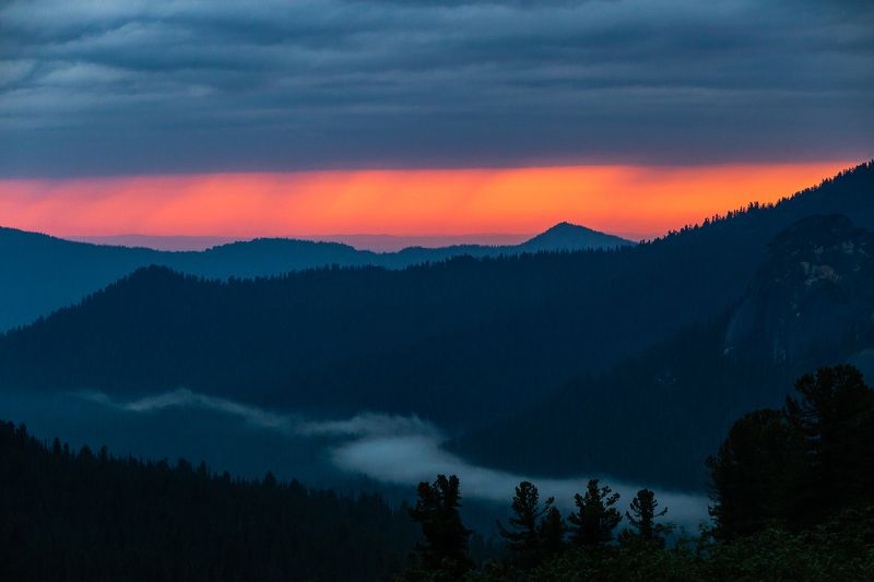 Закат в Ергаках фото превью