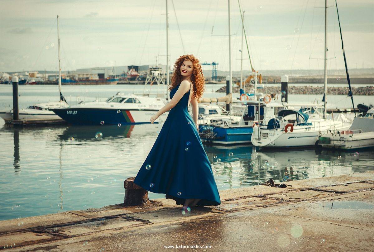 marina, ginger, lady, happy, hope, childhood, reed head, model, woman, bubbles, emotion, Катерина Клио