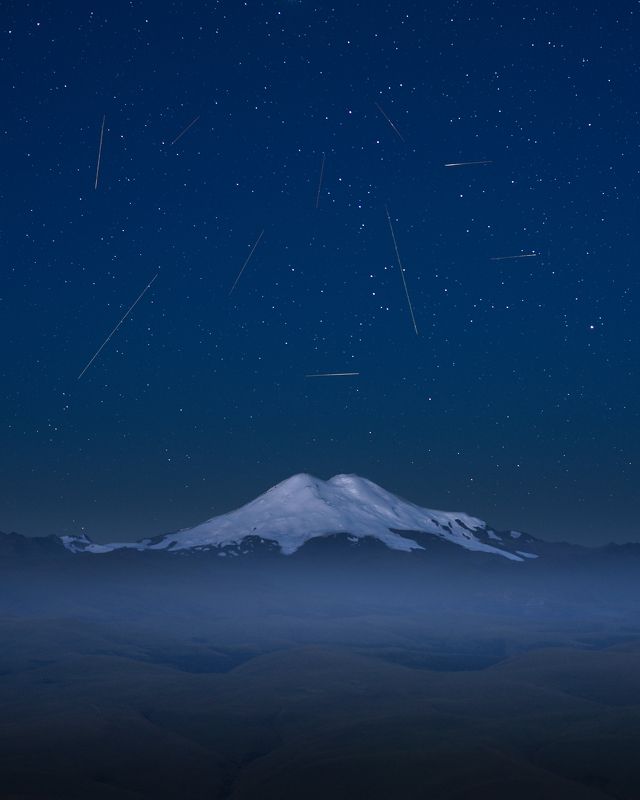 эльбрус, канжол, кабардино-балкария, персеиды Восхождение фото превью