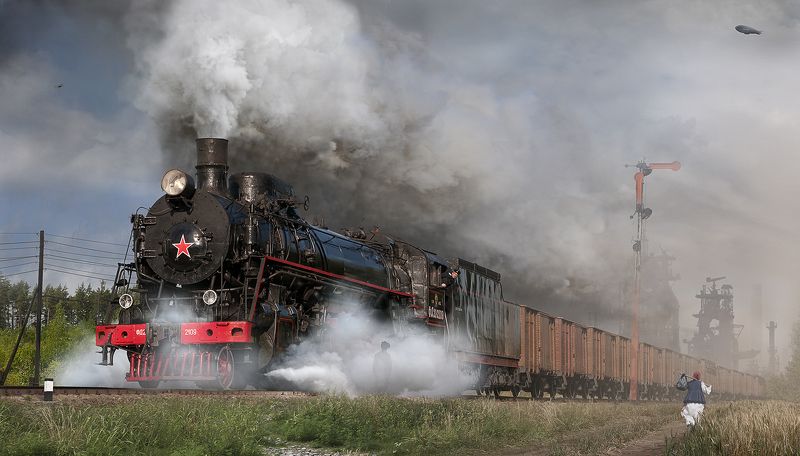 паровоз фд2109 ссср советская власть лето галоши Галоша фото превью