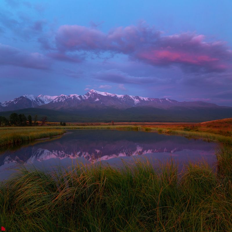 джангысколь,  алтай Утро на озере Джангысколь фото превью