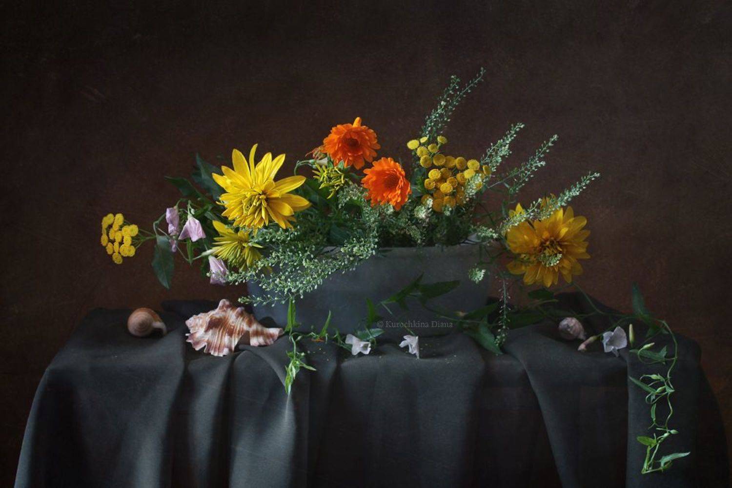 натюрморт, лето, цветы, Курочкина Диана