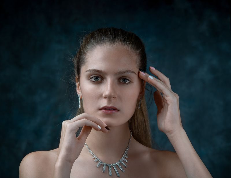 студийный портрет, красивая девушка, женский портрет, концептуальное Виктория фото превью