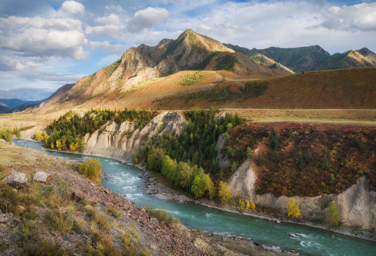 алтай, горный алтай, горы, чуя, река чуя, онгудайский район, горная река, золотая осень, сентябрь, altai mountains, Алена Рубан