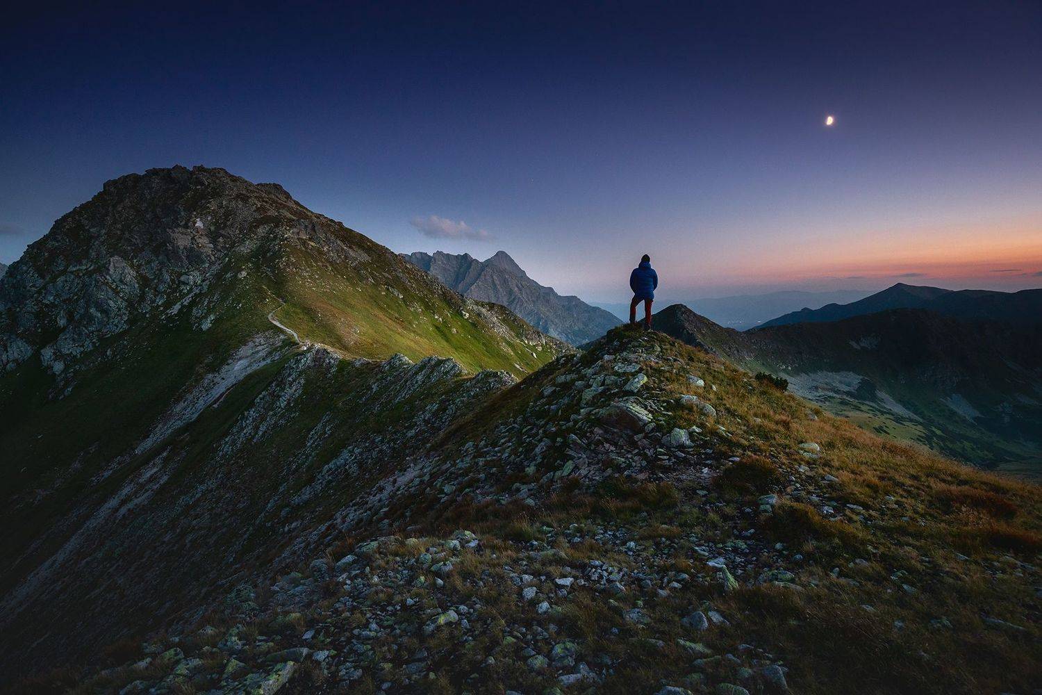 mountains, summer, poland, slovakia, sunset, Michał Kasperczyk