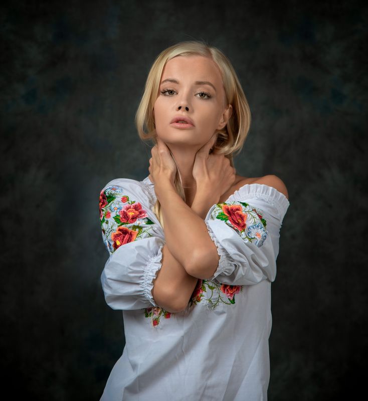 студийный портрет, красивая девушка, женский портрет, концептуальное, будуар Яна фото превью