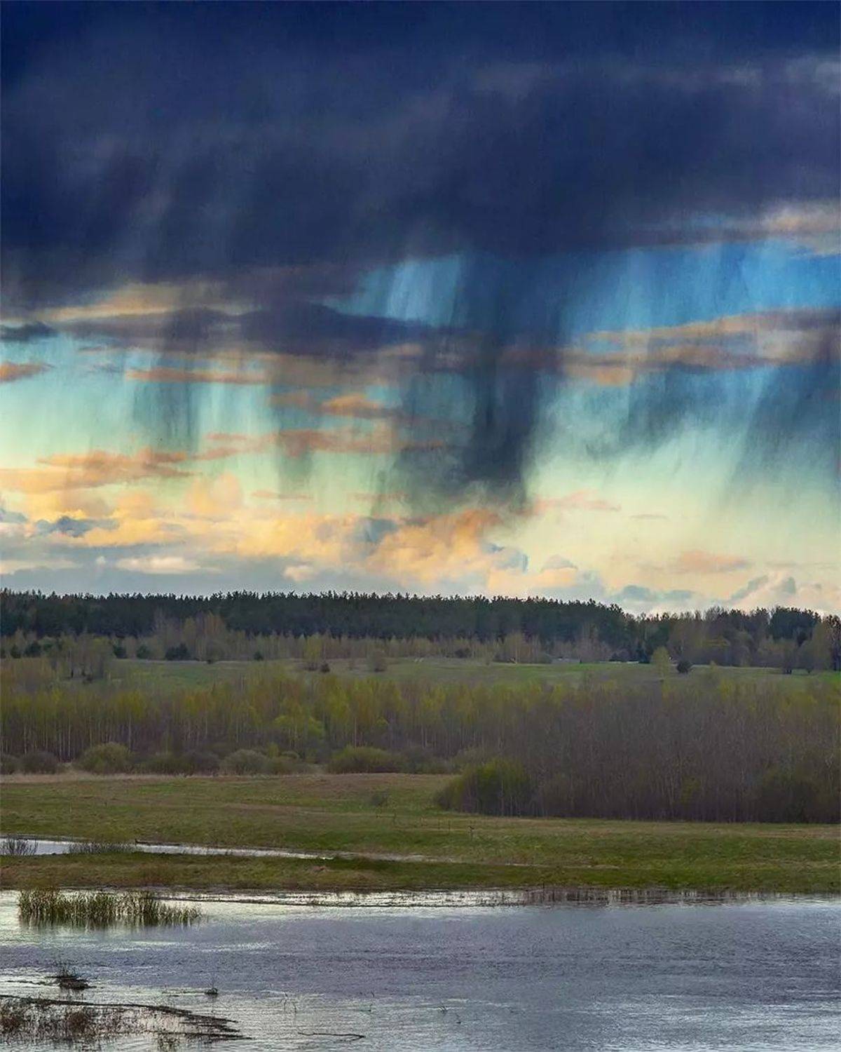 облака, небо, необычное, Петр Косых