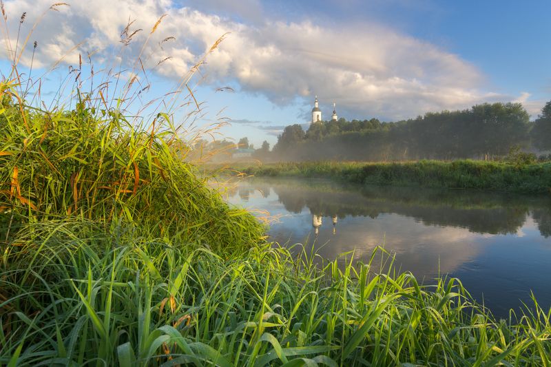 Утро на р. Шерна фото превью