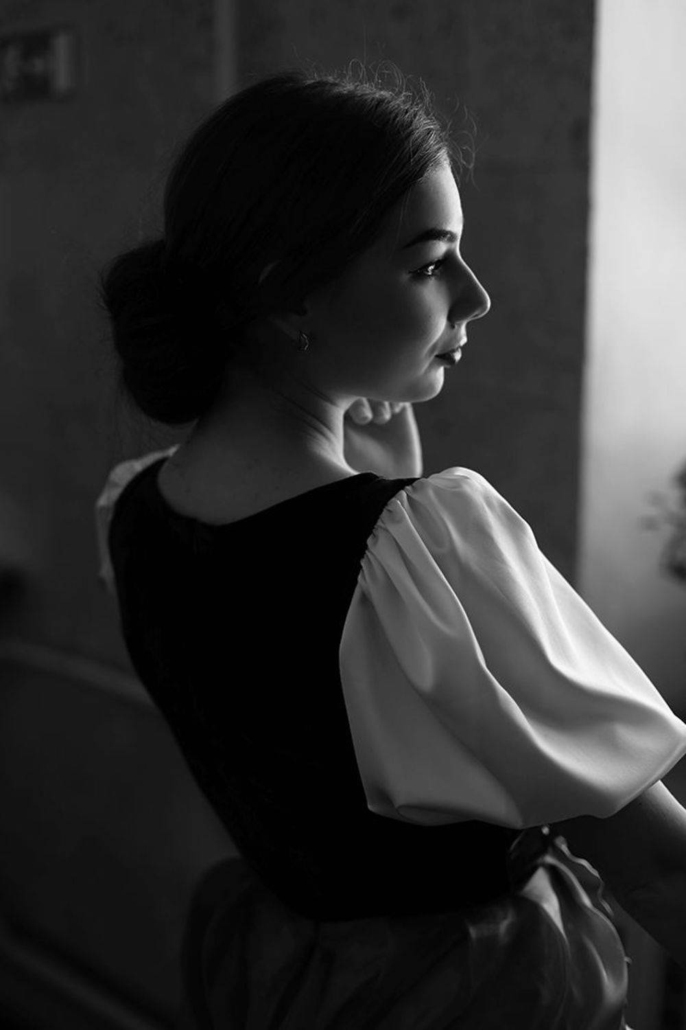 девушка, портрет, чб , Anastasia Tkachenko